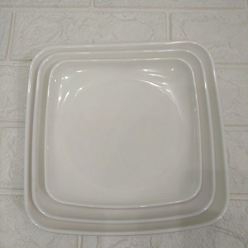 Đĩa phíp vuông trắng 16×16cm, 19×19 cm,22×22cm