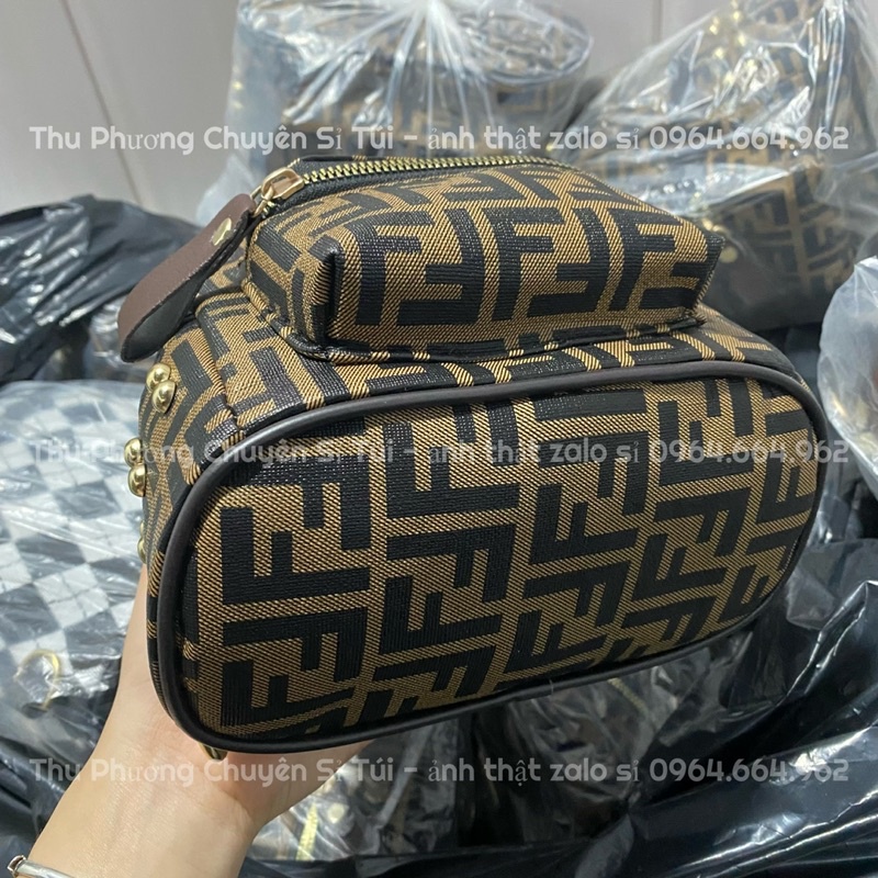 Balo nữ nhỏ mini F.F in chữ, chất vải đẹp đi chơi phong cách hàn quốc (ảnh thật shop chụp - Sỉ inbox)