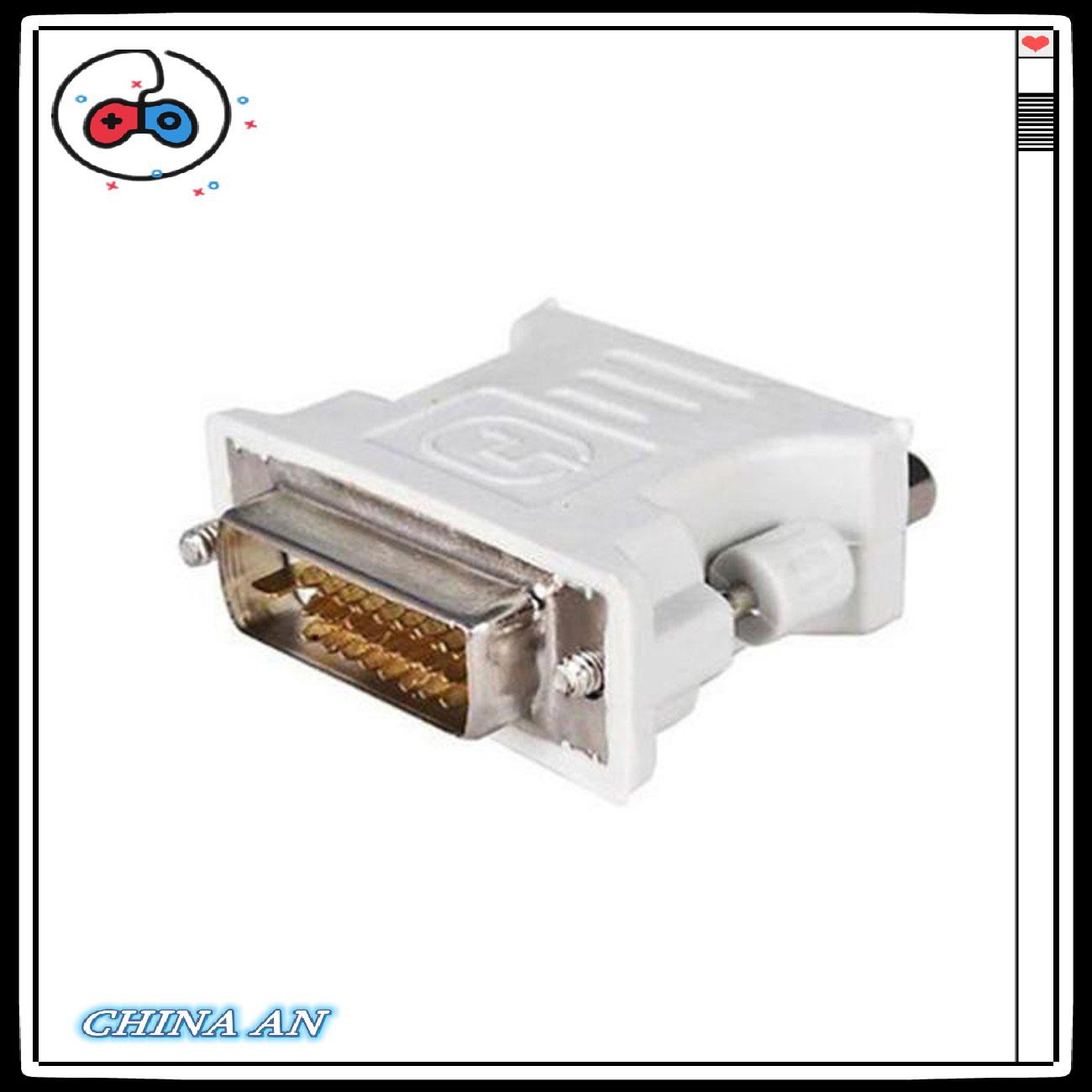 ⚡Hot sản phẩm/Adapter VGA To DVI D/24+1 Pin Male To VGA Female Socket Adapter Converter