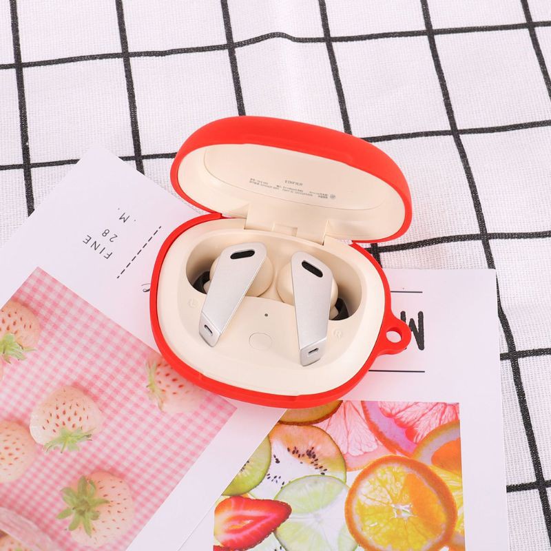 Vỏ Bảo Vệ Hộp Sạc Tai Nghe Edifier Tws Nb2 Bằng Silicon Chống Bụi Kèm Móc Khóa