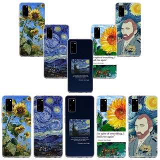 Ốp điện thoại silicon mềm trong suốt in tranh Van Gogh 94YF cho Samsung J2 J4 J5 J6 J7 Plus Prime J8 2018 Core J2 Prime