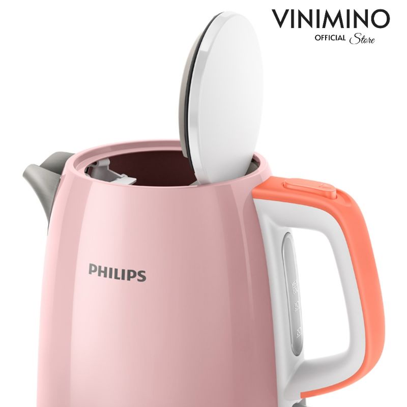 [Tặng kèm quà] Ấm đun siêu tốc Philips HD9348 Pink - Hàng Chính Hãng | Vinimino Store