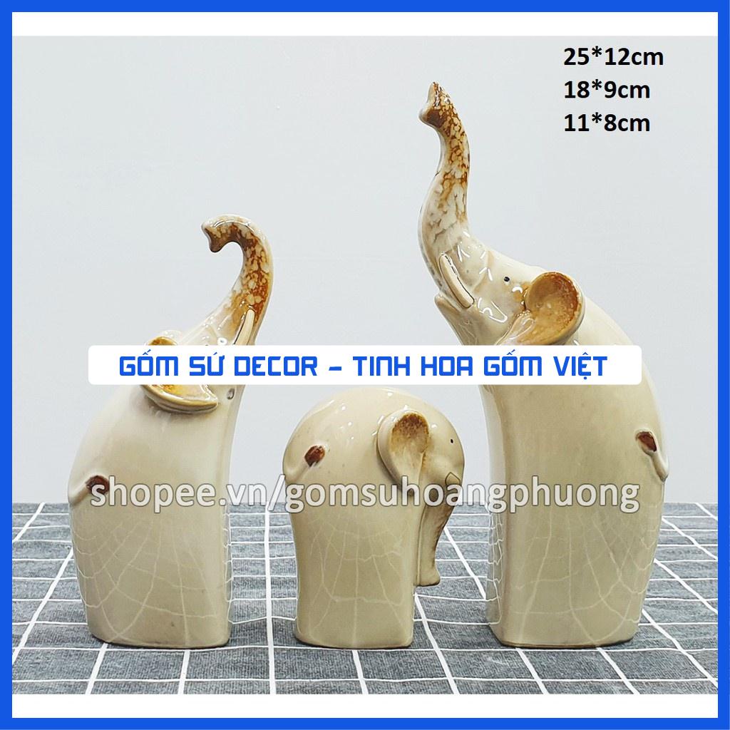 Tượng sứ trang trí đồng giá - bộ 2-3 con - Phần 3