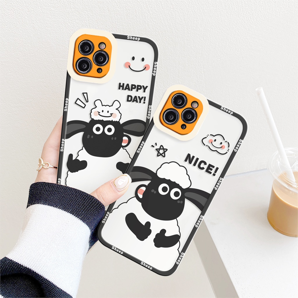 Ốp lưng iphone Cừu Shaun cạnh vuông 6/6plus/6s/6splus/7/7plus/8/8plus/x/xr/xs/11/12/13/pro/max/plus/promax