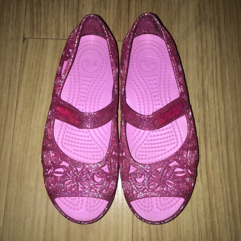 Giày nhựa kim tuyến cross cho bé size 28