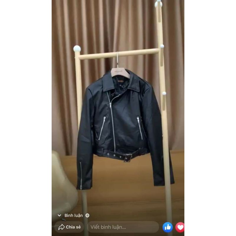 Áo da zara sz S
