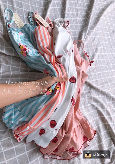 Váy Nữ FREESHIP Đầm Ngủ Sexy Có Đệm Ngực- Váy 2 Dây Hàng Quảng Châu Hot Hit 2021