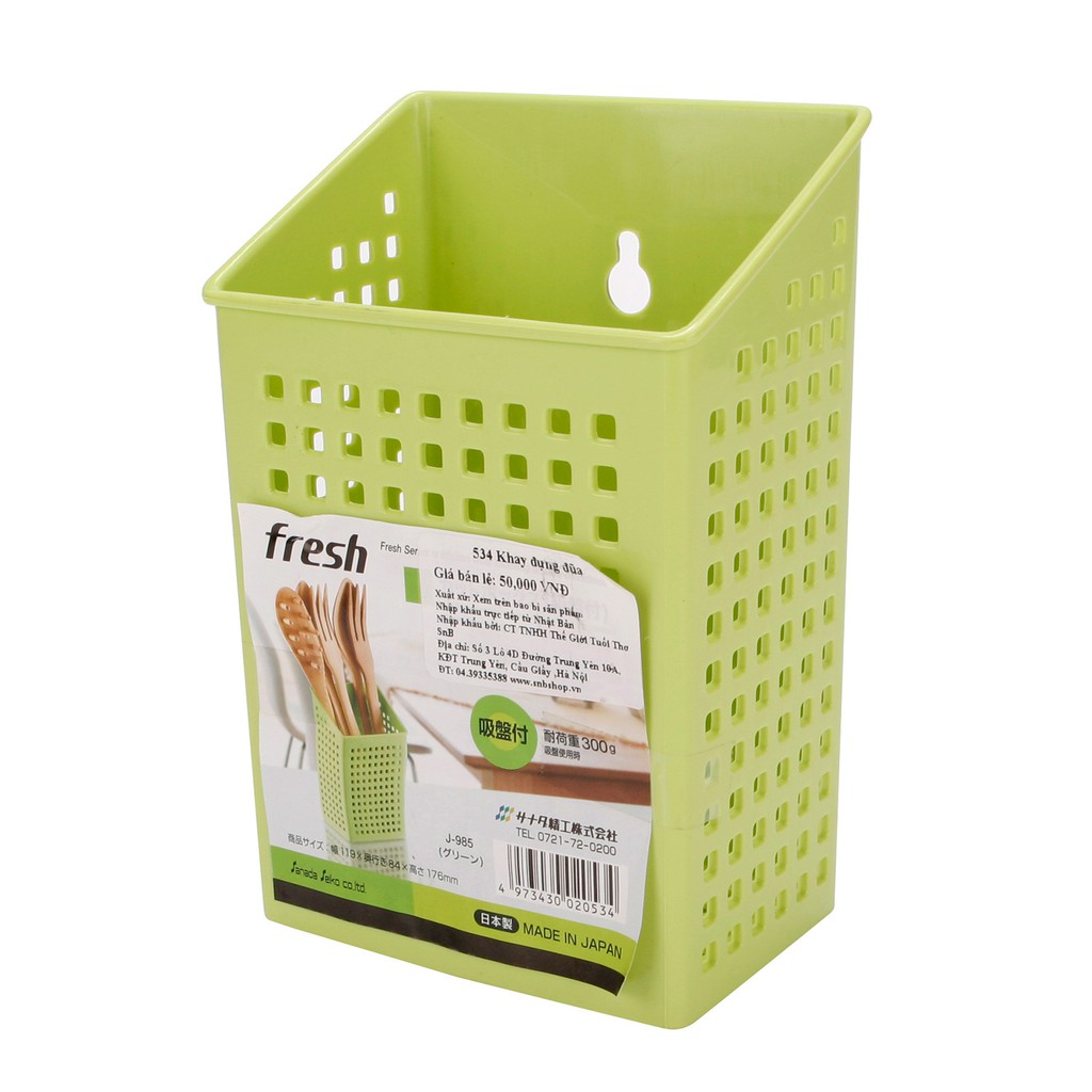 Ống cắm đũa thìa hút chân không Made in Japan