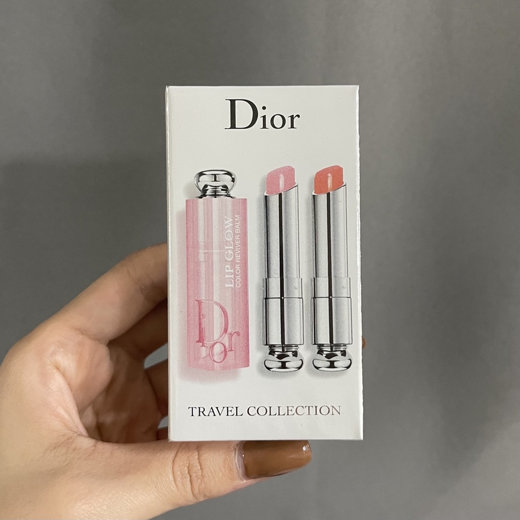Bộ 2 Son Dưỡng Môi Dior Làm Sáng Màu Môi