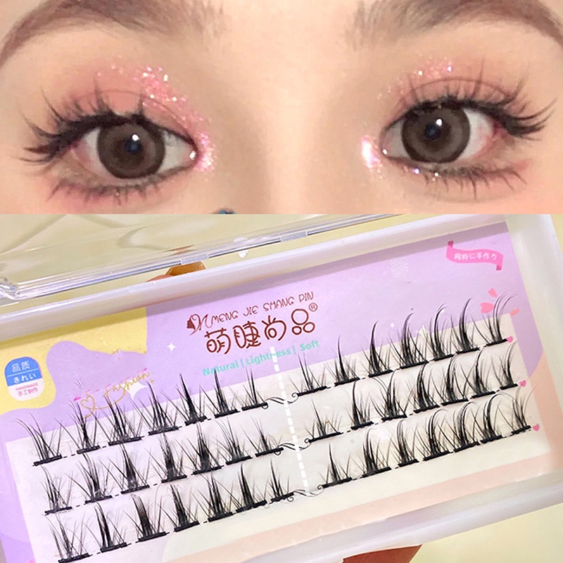 Lông Mi Giả 3D tự nối độ dài mềm, nhẹ Mềm Mại Phù Hợp Cho Người Mới Bắt Đầu
