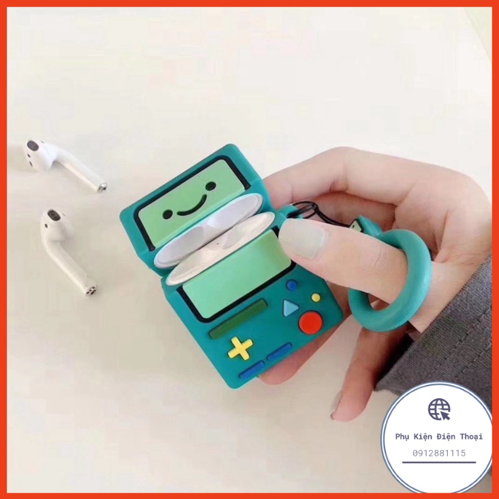 🍀Vỏ ốp case airpod airpods☘️ Vỏ bao bọc MÁY CHƠI GAME XANH Cover đựng tai nghe không dây