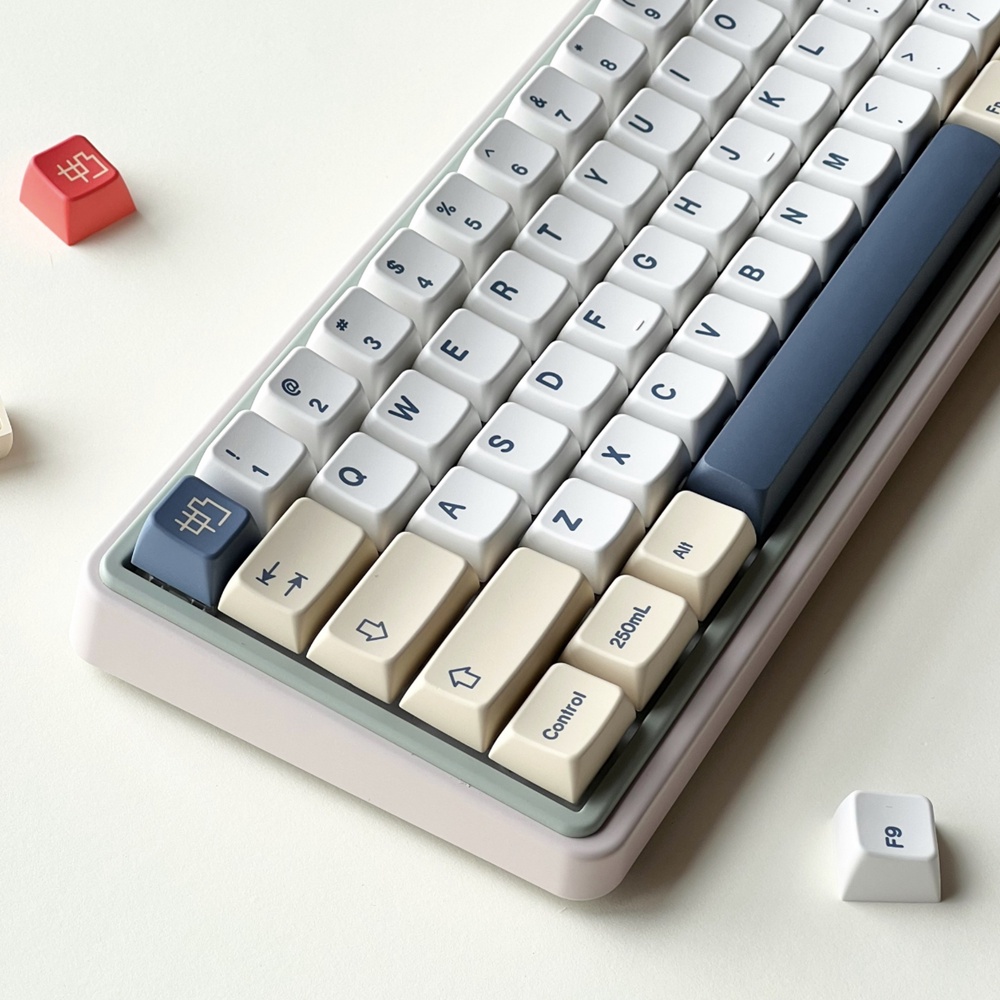 141 Phím GMK Soyamilk Keycaps MDA Profile PBT Dye Sub Bàn phím cơ Keycap