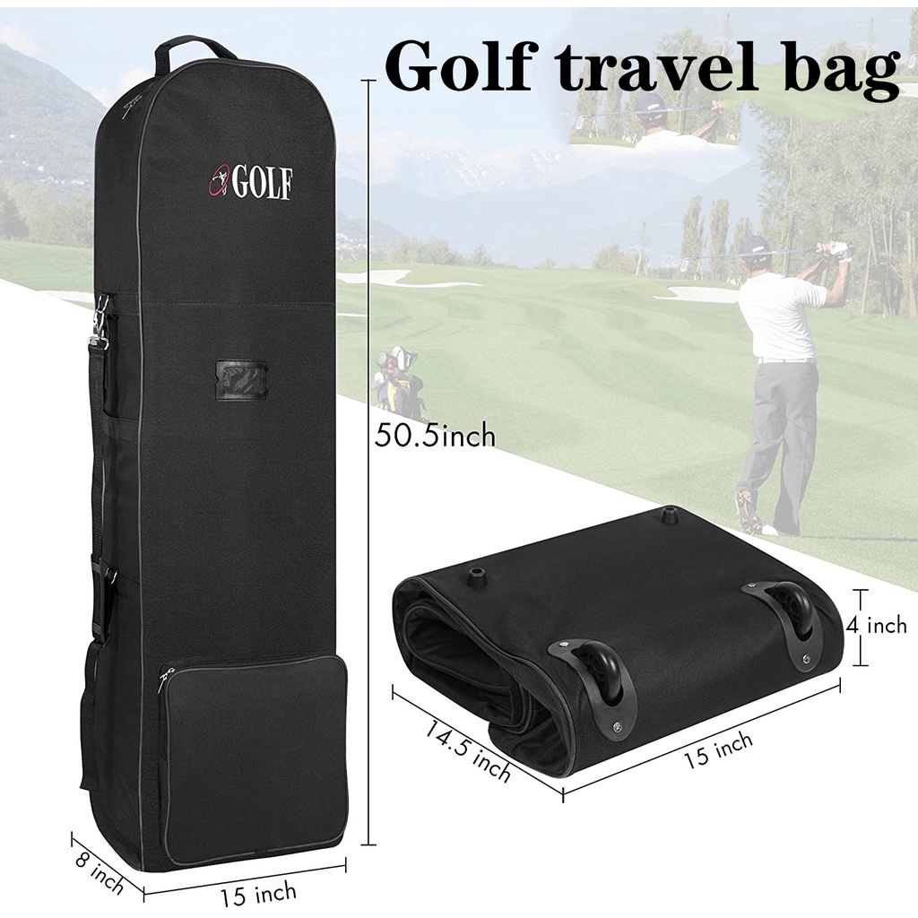 Vỏ Bọc Bánh Xe Có Dây Đeo Vai Tháo Rời Được Tiện Lợi Dành Cho Chơi Golf / Câu Lạc Bộ / Câu Lạc Bộ /