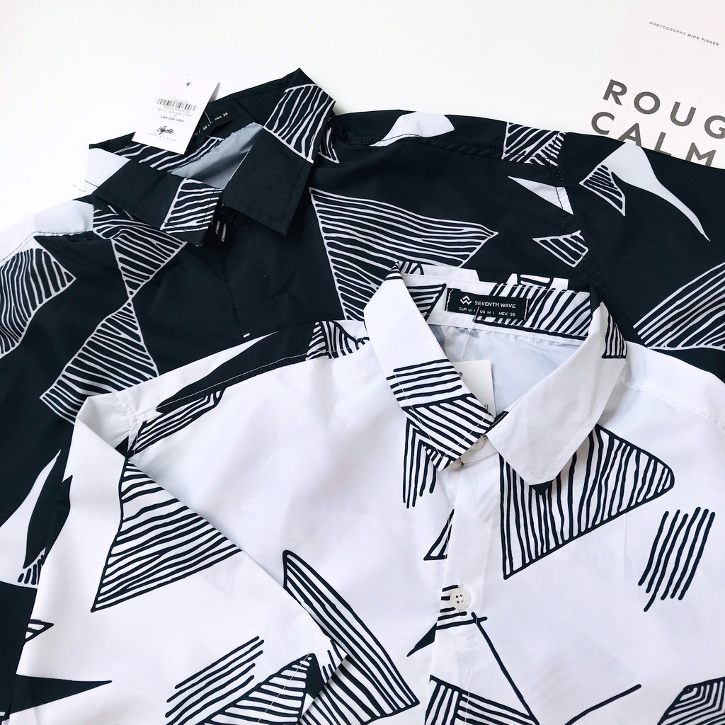 Áo sơ mi ngắn tay tam giác City Cycle - Áo sơ mi nam nữ Unisex form rộng Local Brand | BigBuy360 - bigbuy360.vn