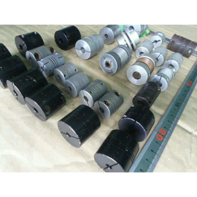 Khớp nối mềm cho mô tơ, bịt đầu van khí nén cũ xịn rẻ