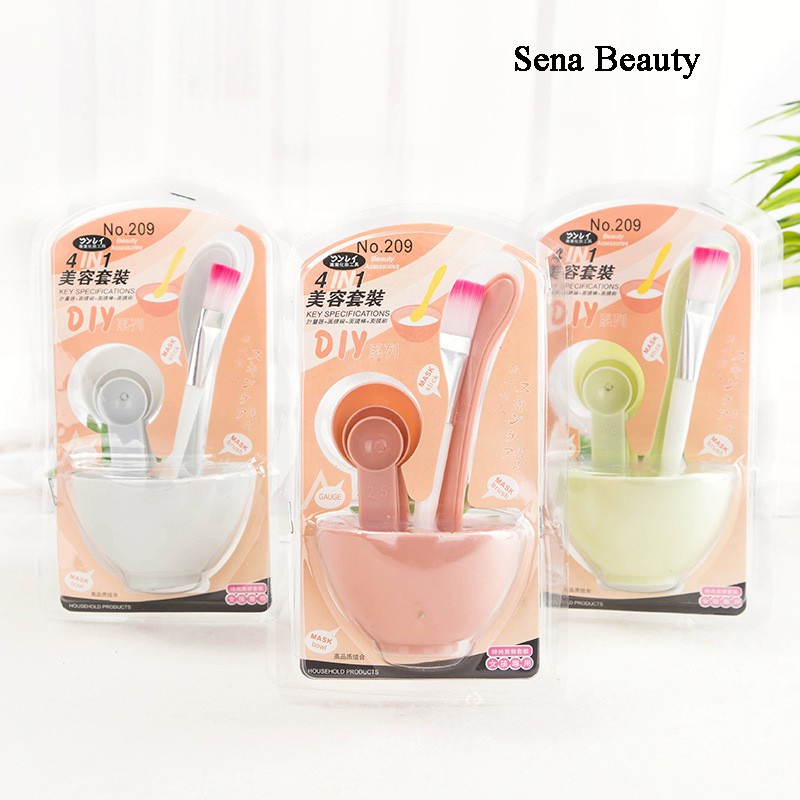 Bộ Bát Trộn Đắp Mặt Nạ 06 Món Kèm Thìa và Cọ Quét 008946 SHIPNHANH88