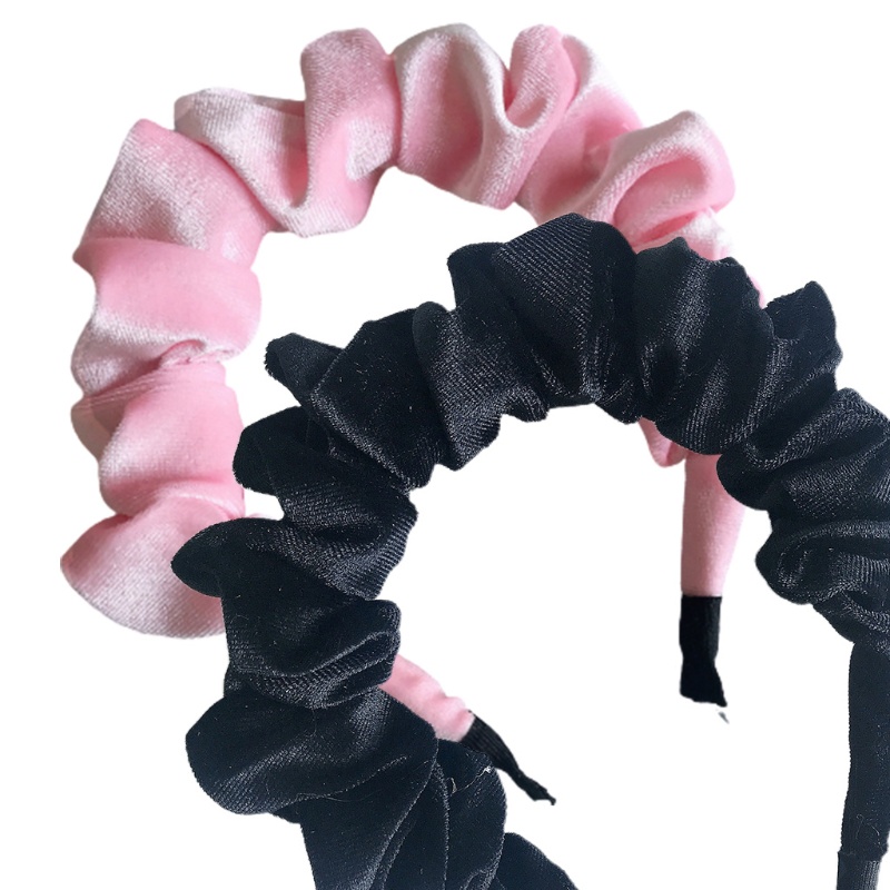 Băng Đô Cài Tóc Vải Nhung Phong Cách Vintage Thập Niên 90