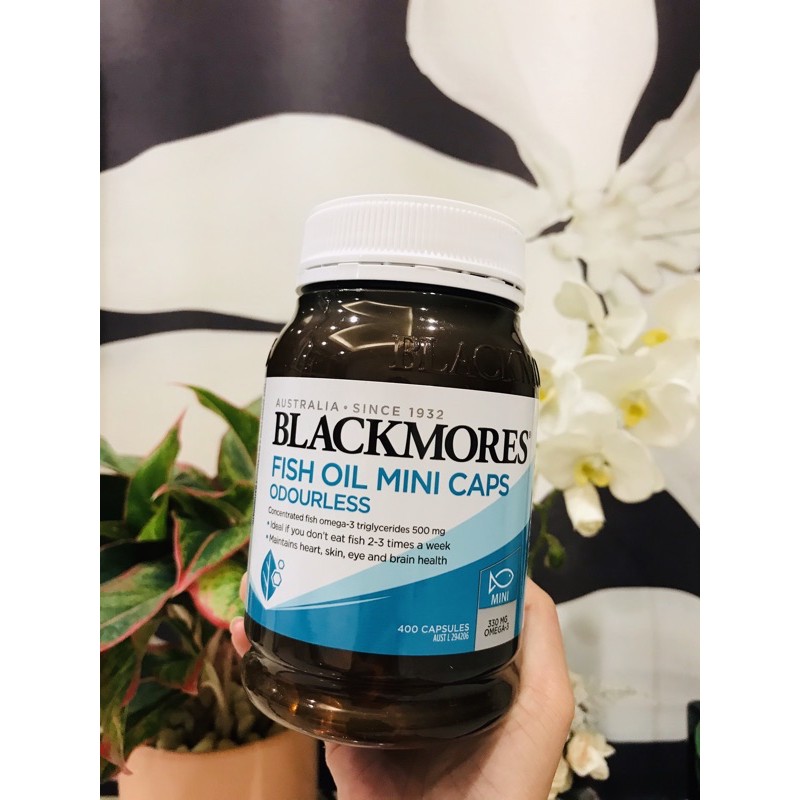 Dầu Cá Không Mùi Blackmore 400v Mini