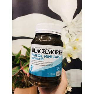 (Đủ Bill) Dầu Cá Không Mùi Blackmore 400v Mini
