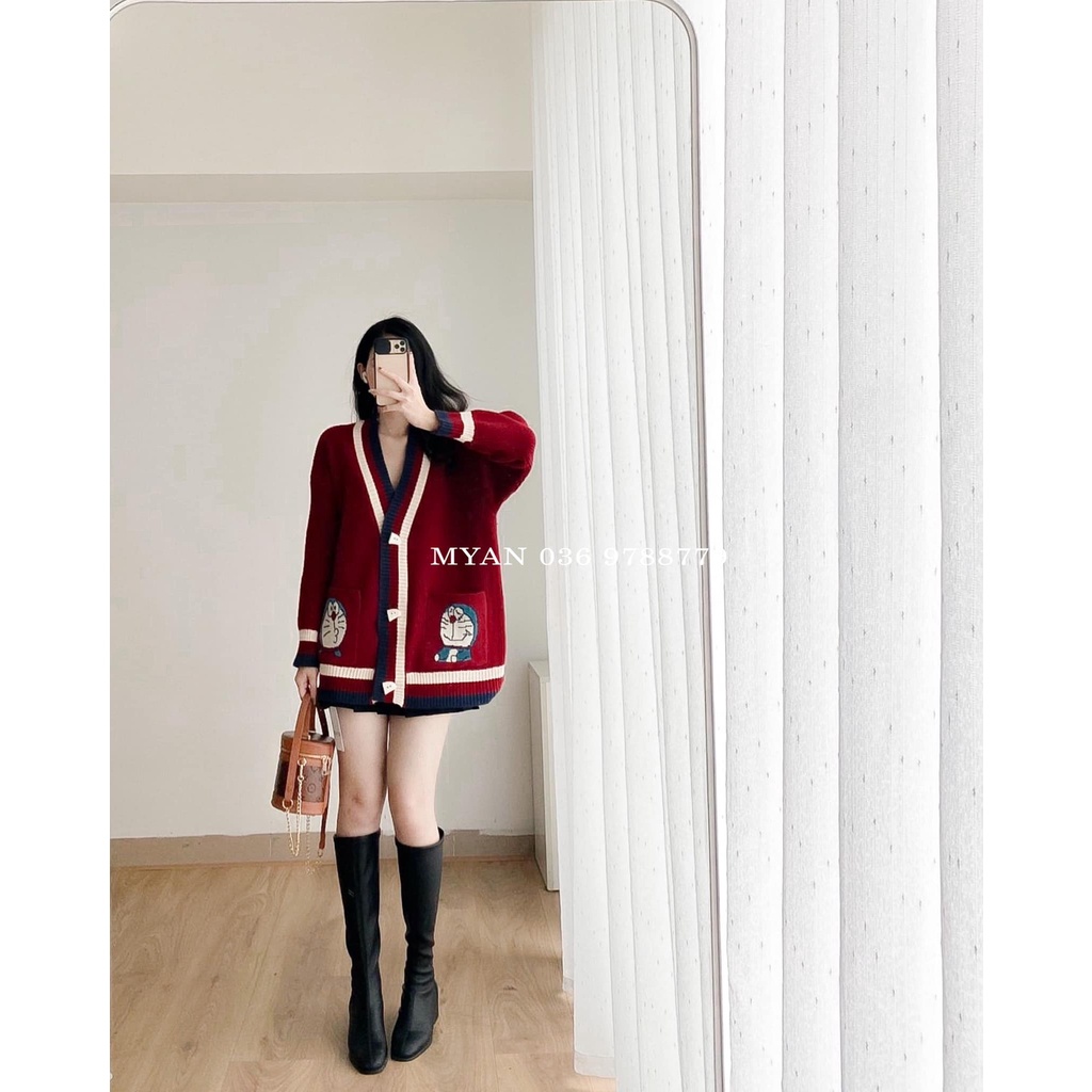 Cardigan viền màu 2 túi DRM A122121 | BigBuy360 - bigbuy360.vn