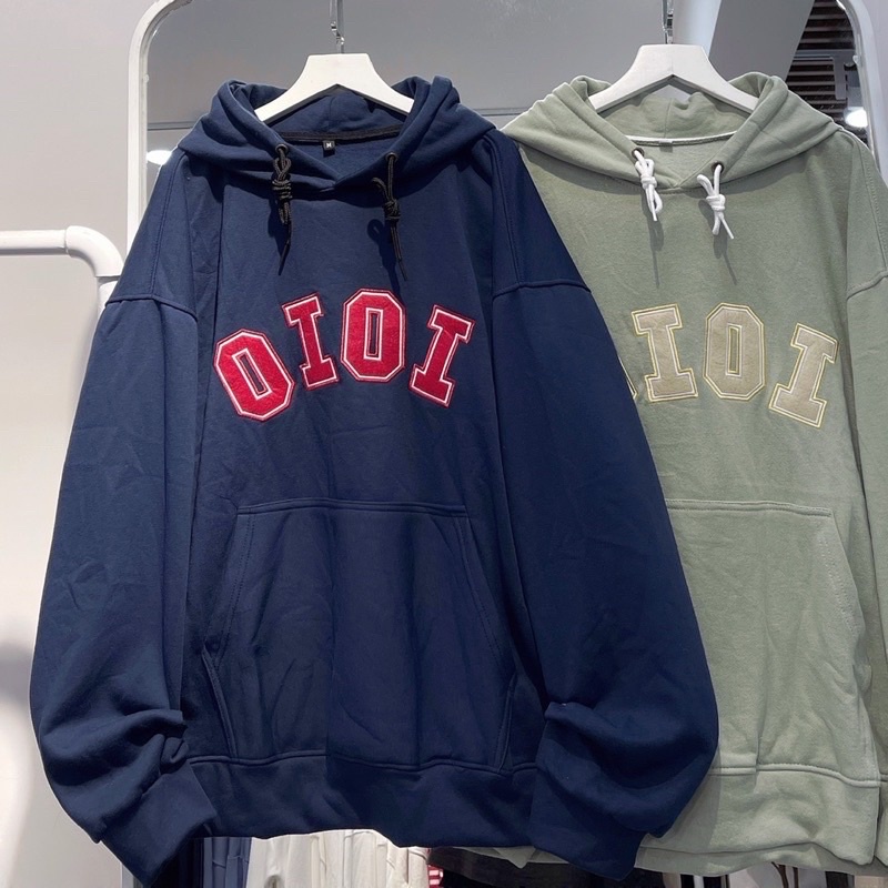 Áo Hoodie Nỉ Bông Unisex OIOI màu XÁM 🖤 Nam nữ unisex 🖤 ÁO KHOÁC HOODIE Jaystoree 🖤 | BigBuy360 - bigbuy360.vn