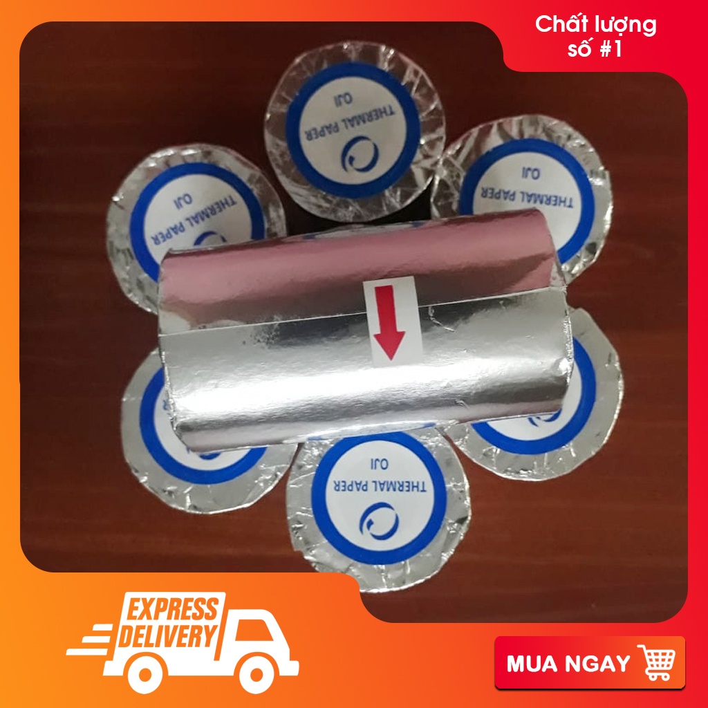 1 thùng giấy in bill, giấy in nhiệt, in hóa đơn K80 và k57 - K80  - K57