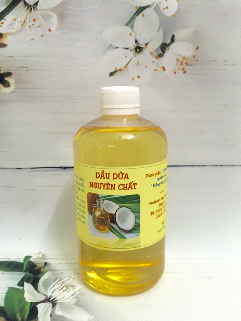 Dầu Dừa Nguyên Chất Handmade 500ml