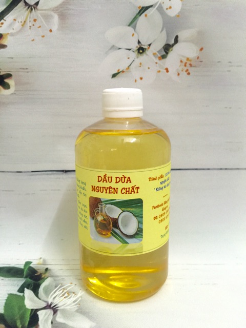  [Giá tốt] Dầu Dừa Nguyên Chất Handmade 500ml