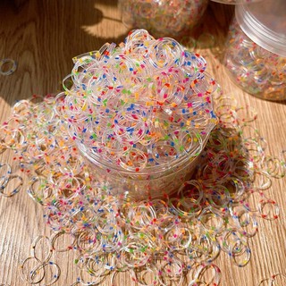 Hộp chun 100 dây cột tóc nhiều màu sắc cho bé
