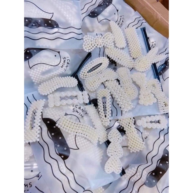 Kẹp tóc ngọc trai nhiều mẫu cho bạn gái - ng0c  trai nhân tạo