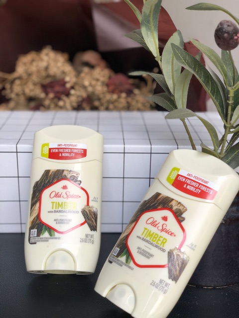 FSSMAR27 GIẢM 20% - FSSMAR27 GIẢM 60%[USA] Lăn sáp khử mùi Old Spice Timber 73g date 03/23(ruột trắng) HÀNG CHÍNH HÃNG