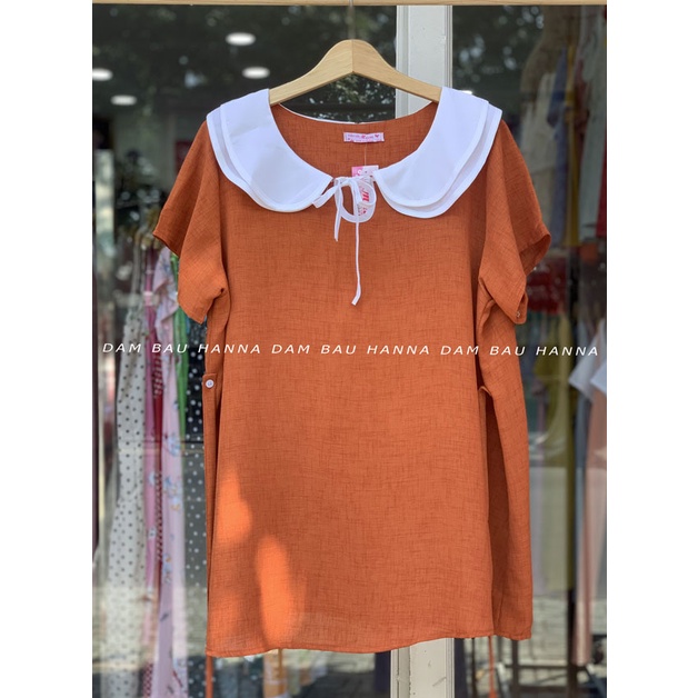 [SIZE 70- 100KG] Áo bầu công sở big size có size 100kg vải chéo cao cấp 1 lớp dày vừa phải thoáng mát thấm mồ hôi tốt