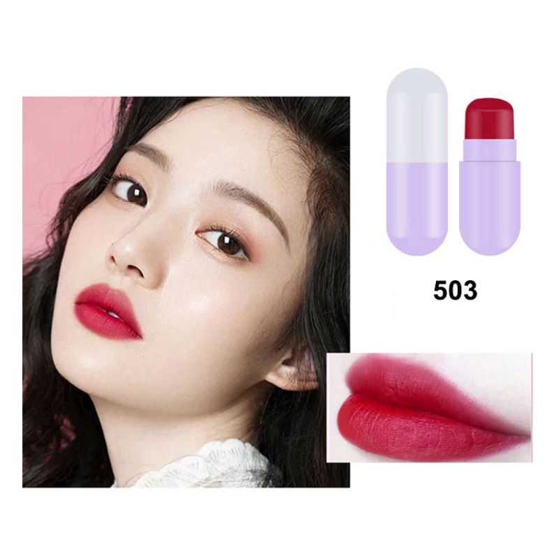 Set 5 thỏi son môi dạng viên thuốc Gudu nhỏ xinh thời trang