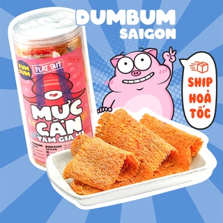 Mực cán tẩm gia vị DumBum 180g đồ ăn vặt Sài Gòn