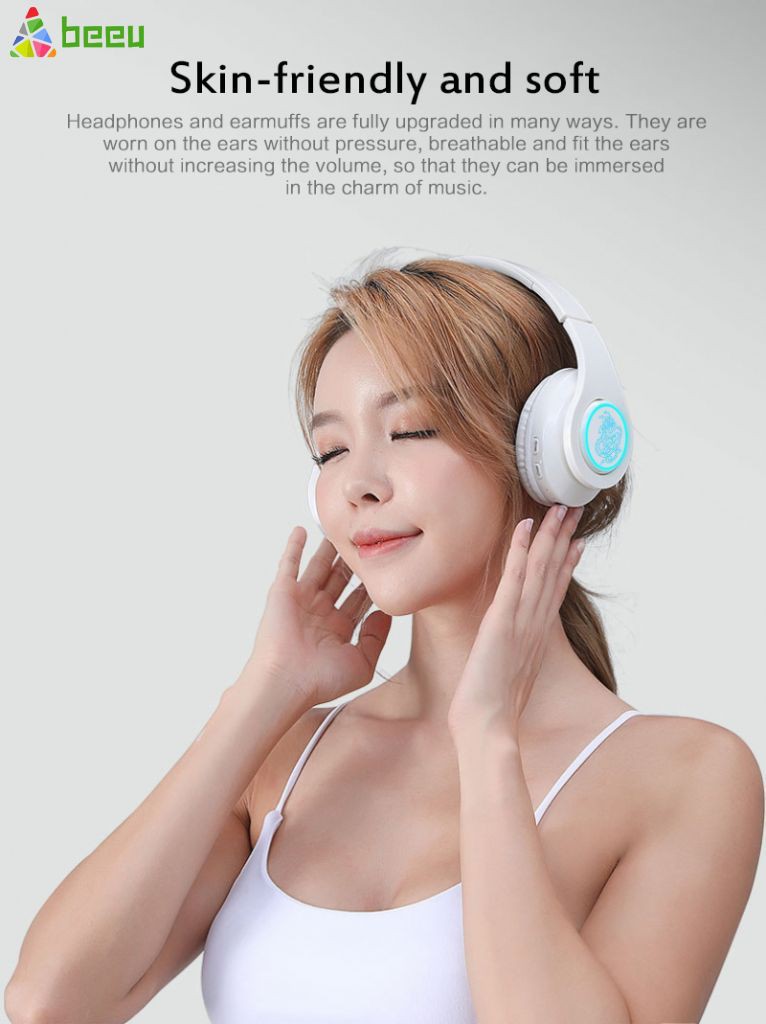 Tai Nghe Trùm Đầu Bluetooth Không Dây Gấp Gọn Hình Rồng