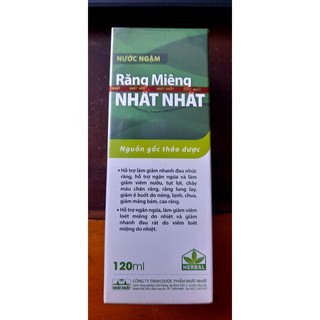 Nước ngậm Răng Miệng Nhất Nhất giảm đau răng, chảy máu chân răng, giảm cao răng