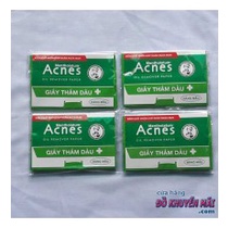 Gói 50 tờ giấy thấm dầu Acnes date 6 và 7.2021