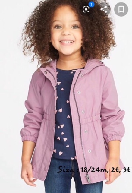 Áo khoác kaki mỏng 3 lớp old.navy