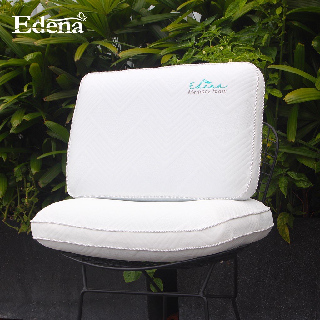 Ruột Gối Memory Foam EDENA 45x65cm, Êm Ái, Siêu Đàn Hồi - Hàng Chính Hãng