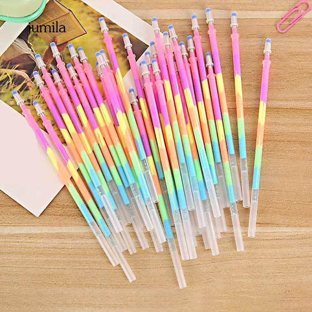 Set 10 ruột bút mực nước màu sắc cầu vồng xinh xắn