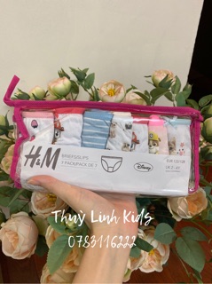 Set 7 quần chip HM bé gái dư xịn 100%
