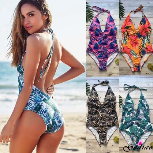 Bộ bikini liền thân in hoa quyến rũ cho nữ
