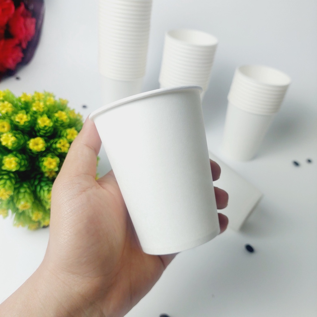 Cốc Giấy XUÂN HOA 360ml, Ly Giấy Cao Cấp Dùng Một Lần Cho Buổi Tiệc, Sinh Nhật, Liên Hoan, Dã Ngoại