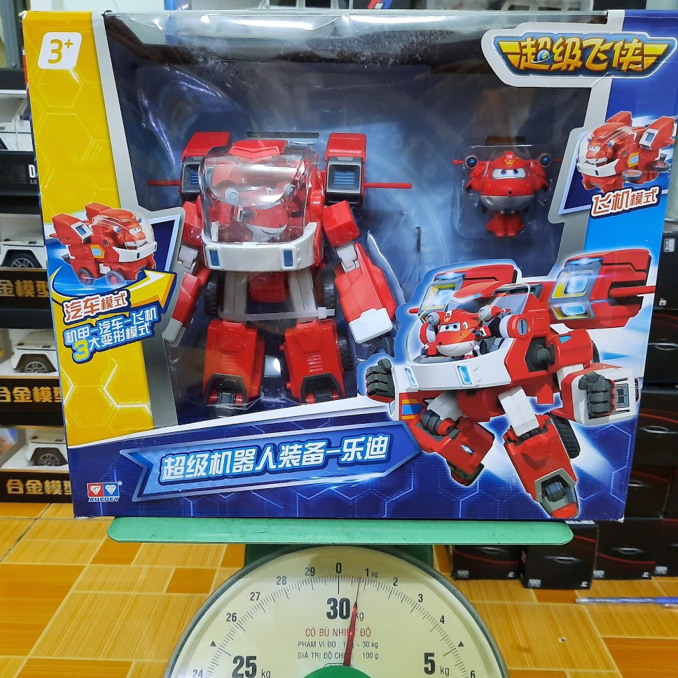 Đồ chơi Super wings mô hình Siêu Robot kết hợp siêu xe cứu hộ Jett Tia chớp nâng cấp đồ chơi trẻ em