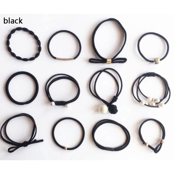12 Dây Cột Tóc Kiểu Dáng Hàn Quốc