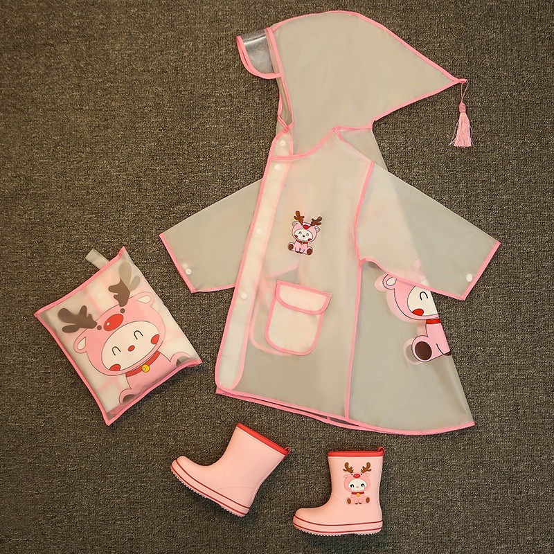 Ảnh Thật - Áo mưa cho bé cao cấp xuất Nhật