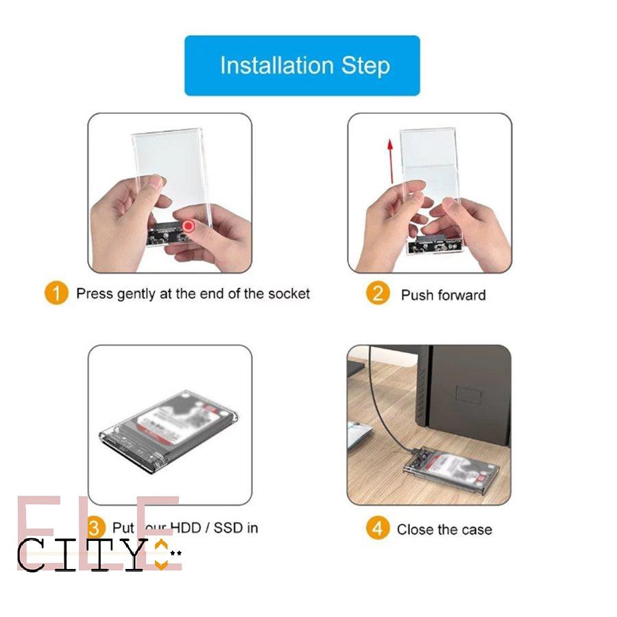 Hộp Đựng Ổ Cứng Di Động 20ele Usb 3.0 2.5 Inch | BigBuy360 - bigbuy360.vn