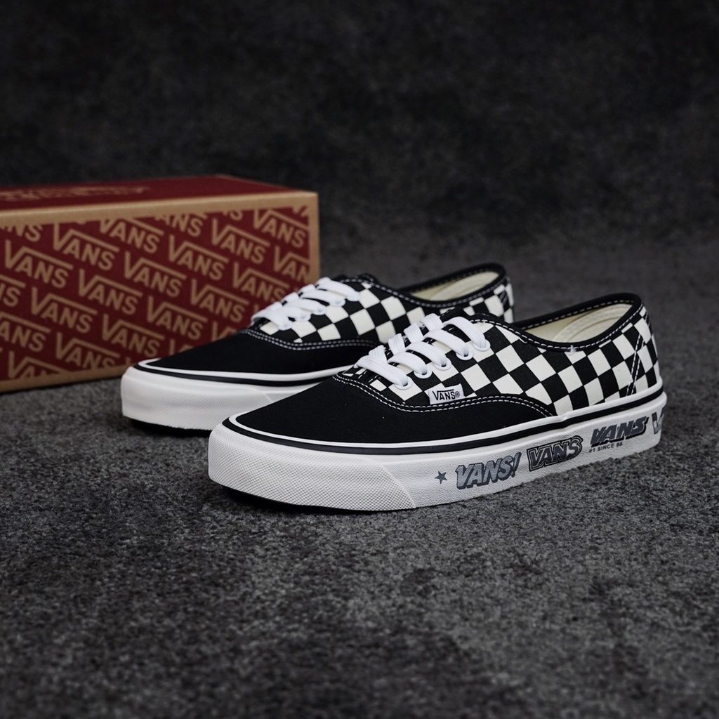 Giày Thể Thao Vans Style 44 Họa Tiết Kẻ Ô Vuông 1693