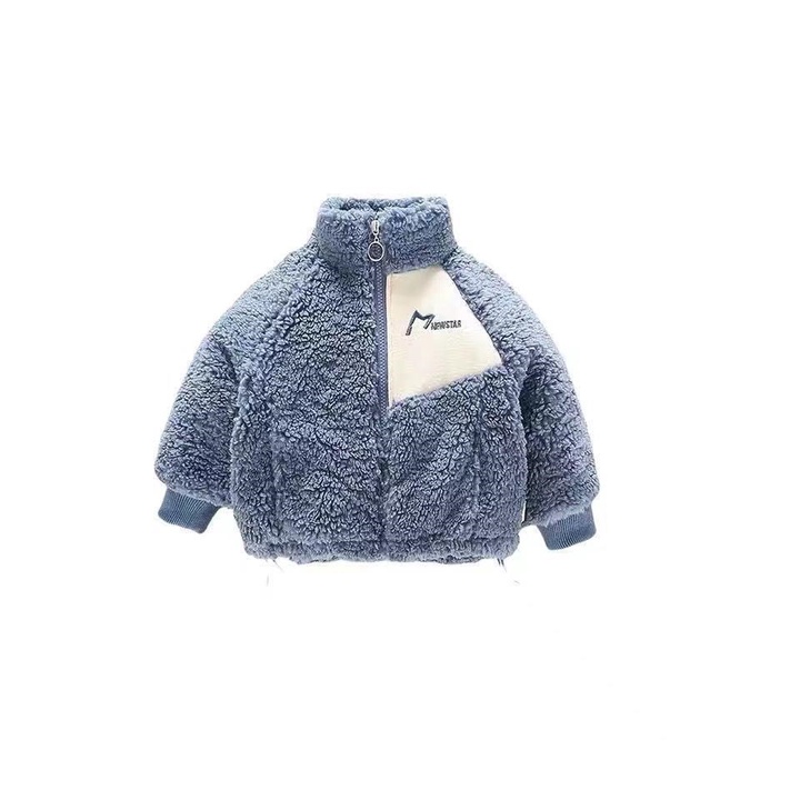 Áo khoác lông cừu dày ấm cho bé trai bé gái hàng đẹp size từ 7-28kg - sau shop