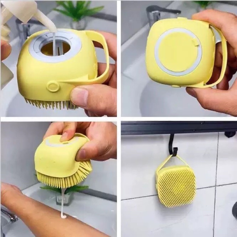 Găng tay tắm tạo bọt dành cho chó mèo